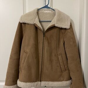 Uniqlo Brown Shearling Jacket